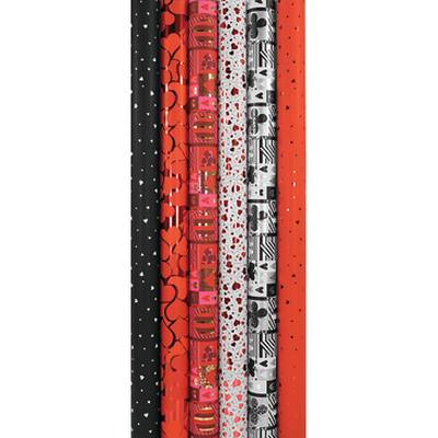 Clairefontaine Un rouleau de papier cadeau Premium Valentine, Dimensions  0,7 x 2 m