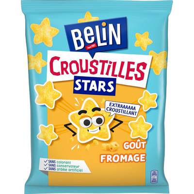 Belin Chips Maïs soufflé fromage, 90g