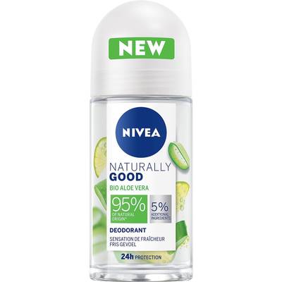 Nivea Déodorant à bille femme naturally good aloé vera Bio, 50Ml