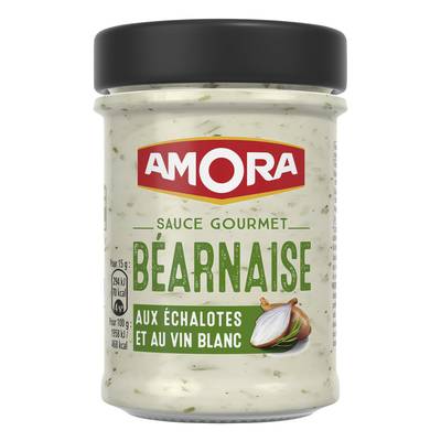 Amora Sauce Béarnaise aux Echalotes et au Vin Blanc, 184g