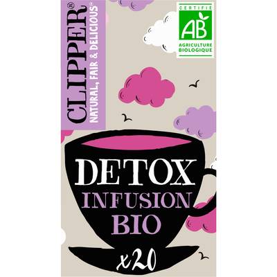 Clipper Infusion Détox Bio, 40g