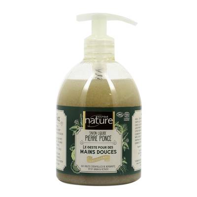 Boutique Nature Savon liquide exfoliant Pierre Ponce CosméBIO, 500ml
