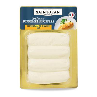 Saint Jean Suprèmes Soufflés Emmental de Savoie, 4 quennelles - 120g