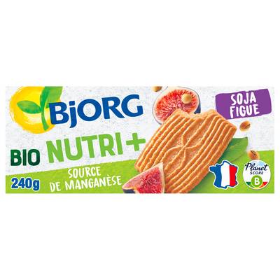 Bjorg Biscuits Soja Figue Nutri+ Bio, 240g