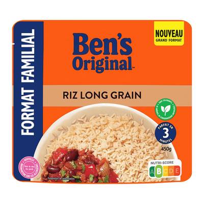Ben's Original Riz Micro-ondes Express Long Grain, 450g