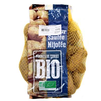 Les Paysans Bio Pomme de terre bio, Sachet de 1,5kg