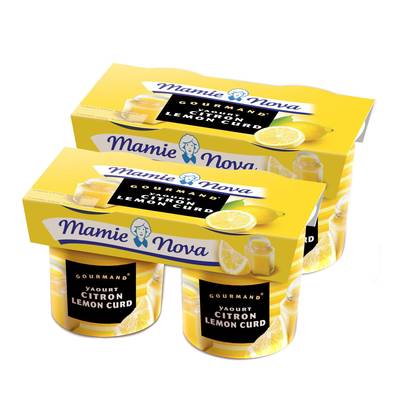Mamie Nova Gourmand Lemon Curd, 2 packs de 2x150g