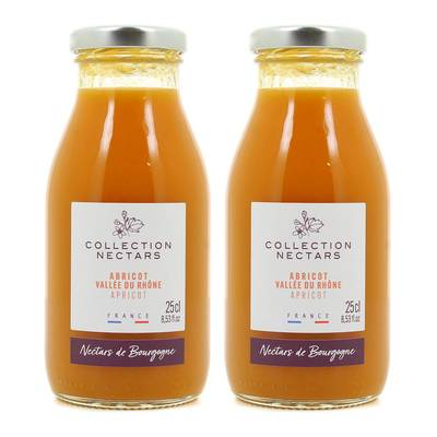 Nectars de Bourgogne Nectar d'Abricot de Haute Ardèche, 2x25cl