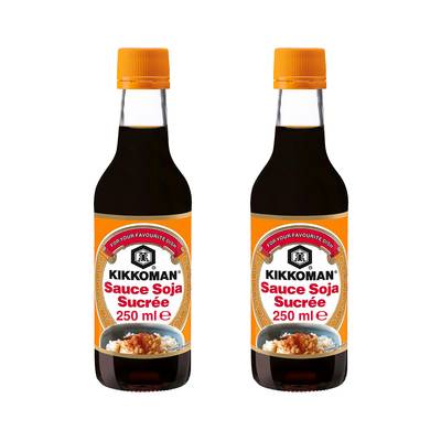 Kikkoman Sauce soja sucrée, Lot de 2x25cl