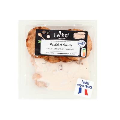 Lechef Poulet & Rôstis Sauce Emmental  Parmesan, 300g