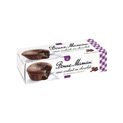 Bonne Maman Coeur Fondant au Chocolat, 2x80g