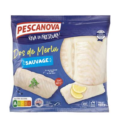 Pescanova Dos de Merlu Sauvage MSC, 400g