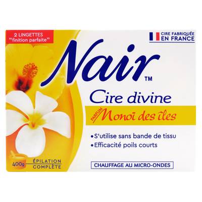 Nair Cire divine parfum Monoï des îles, 400g