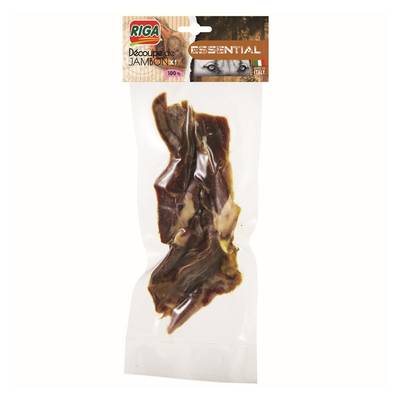 Riga Découpe de Jambon à mastiquer - Friandise, Récompense pour Chien, 80g