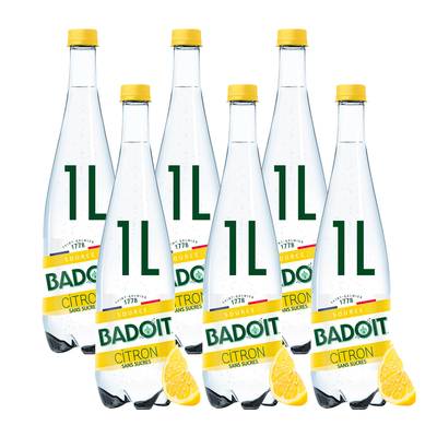 Badoit Aux arômes naturels de citron, 6x1L