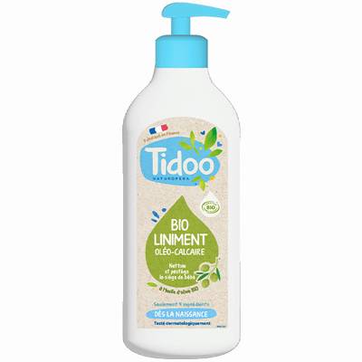 Tidoo Bioliniment oléo-calcaire à l'huile d'Olive Vierge Bio, 450ml