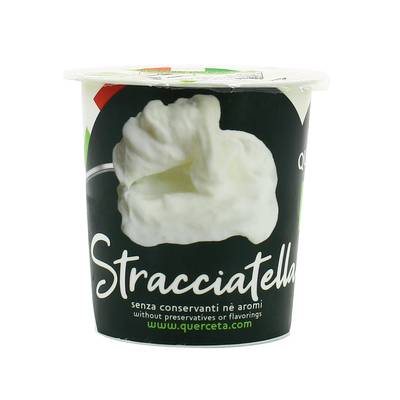 Querceta Stracciatella Blanche, crème de Burrata, Bio, 150g