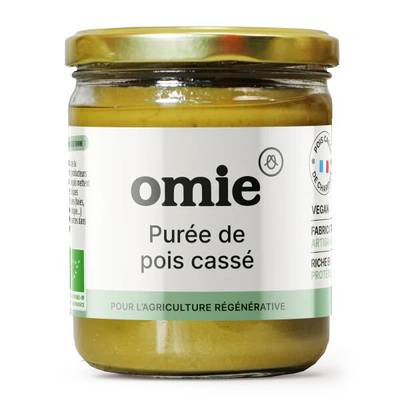 Omie Purée de pois cassés des Charentes Bio, 400g