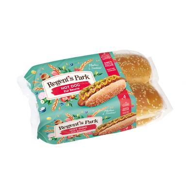 Regent's Park Pain Hot Dog, 4 pains - 250g