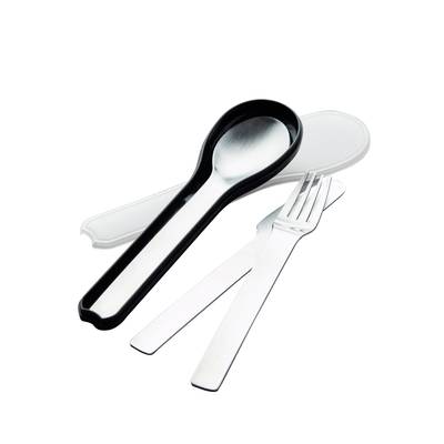 Point virgule Set de 3 couverts en inox avec étui
