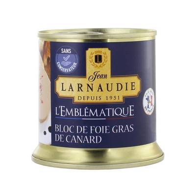 Jean Larnaudie Bloc de Foie Gras de Canard l'Emblématique, 190g