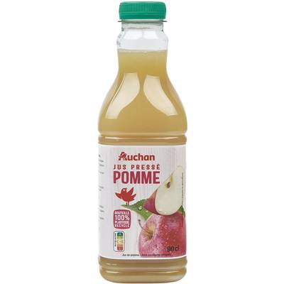 Auchan Jus de Pomme Pressé, 90cl