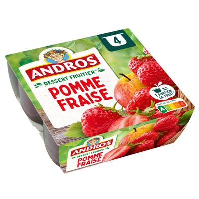 3608580006671 - Andros - Compote Pomme Fraise