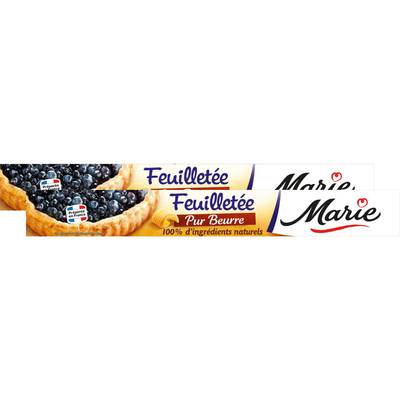 Marie Pâte Feuilletée Pur Beurre, Lot de 2x230g