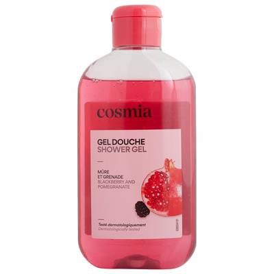 COSMIA Gel douche mûre et grenade, 250ml