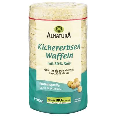 Alnatura Galette de Pois Chiche et Riz Bio, 100g