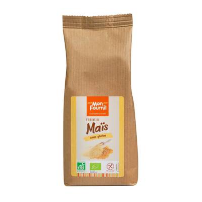 Mon Fournil Farine de maïs Bio sans gluten, 500g