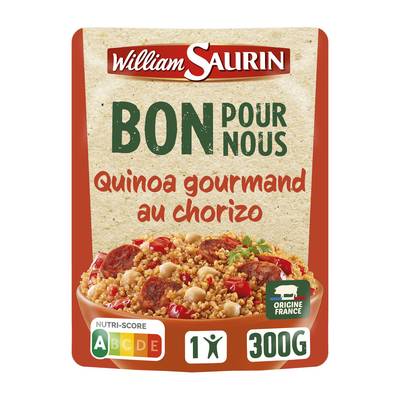 William Saurin Quinoa Gourmand au Chorizo Bon pour Nous, 300g
