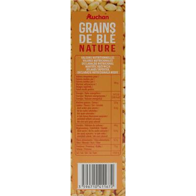 3596710411672 - Auchan - Grains de blé nature sachet cuisson