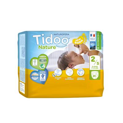 Tidoo Couches Single Pack T2 (3-6kg), 31 couches