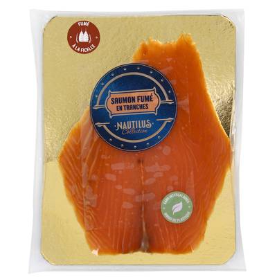 Nautilus Collection Saumon Fumé à la Ficelle Ecosse, 4 tranches - 160g