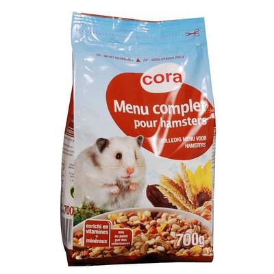 Cora Menu complet pour hamster, 700g