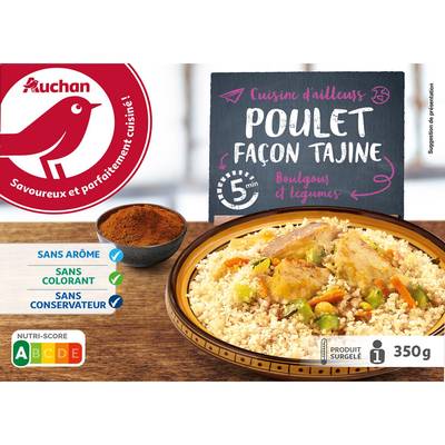 Auchan Poulet façon tajine, 350g