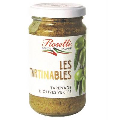 Florelli Tapenade d'Olives Vertes - Tartinable, 190g