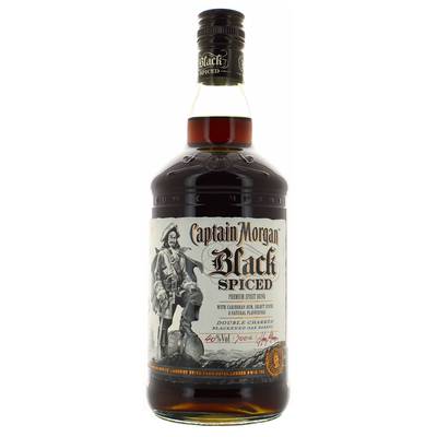 Captain Morgan Rhum ambré Black spiced 40°, 75cl
