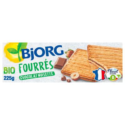 Bjorg Fourrés chocolat au lait, noisettes Bio, 225g