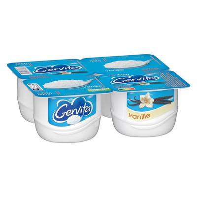 Gervita Fromage Blanc Mousse Vanille, 4x100g