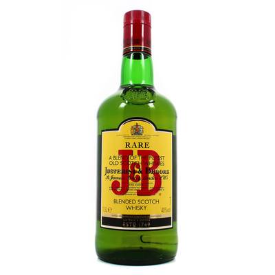 J and B Blended scotch whisky 40°, 1.5L