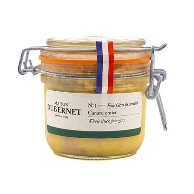 Maison Dubernet Foie Gras de Canard Entier du Sud-Ouest, 180g