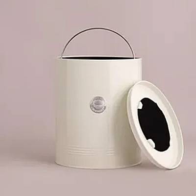 5010853285573 - Typhoon - Poubelle de table blanc cassé 5L