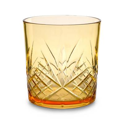 Collection Costa Verre 36cl acrylique amber Costa, 4 verres