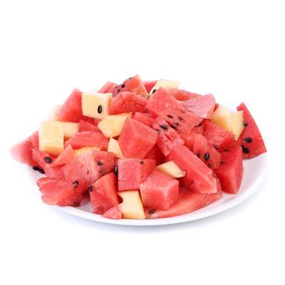 Salade melon/ pastèque au sirop, seau de 1 kilo