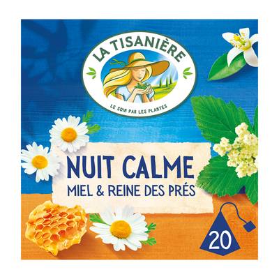 La Tisanière Infusion nuit calme 30g, 20 sachets