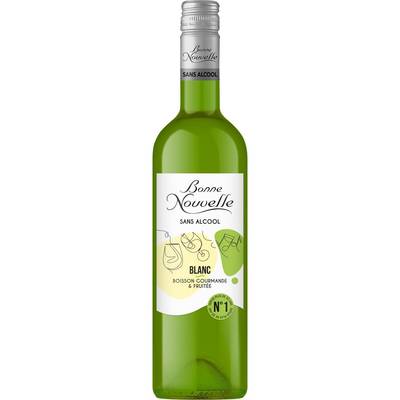 Bonne Nouvelle Blanc sans alcool, 75cl