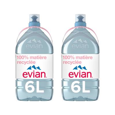 Evian Eau minérale naturelle, 2x6L