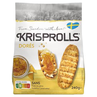 Krisprolls Petits Pains Suédois Dorés, 240g